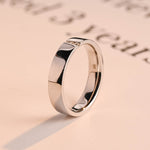 Delicate Moissanite Band with 0.05 TCW Round Cut Stones in Solid Gold 7