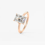 Radiant Split Shank Lab Grown Diamond Engagement Ring