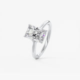 Radiant Split Shank Lab Grown Diamond Engagement Ring