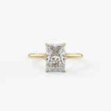 Radiant Split Shank Lab Grown Diamond Engagement Ring