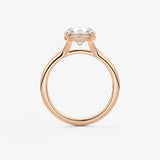 Round Solitaire Lab Grown Diamond Engagement Ring