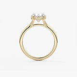 Round Solitaire Lab Grown Diamond Engagement Ring