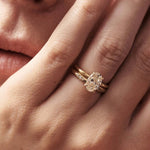 Stunning 1 CT Oval Moissanite Engagement Ring with Solitaire Design