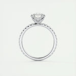 2 CT Pear Solitaire CVD F/VS1 Diamond Engagement Ring 7