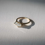 Stunning 1.0 CT Marquise Moissanite Engagement Ring with Solitaire Design