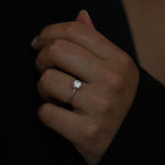 Round Solitaire Lab Grown Diamond Diamond Engagement Ring