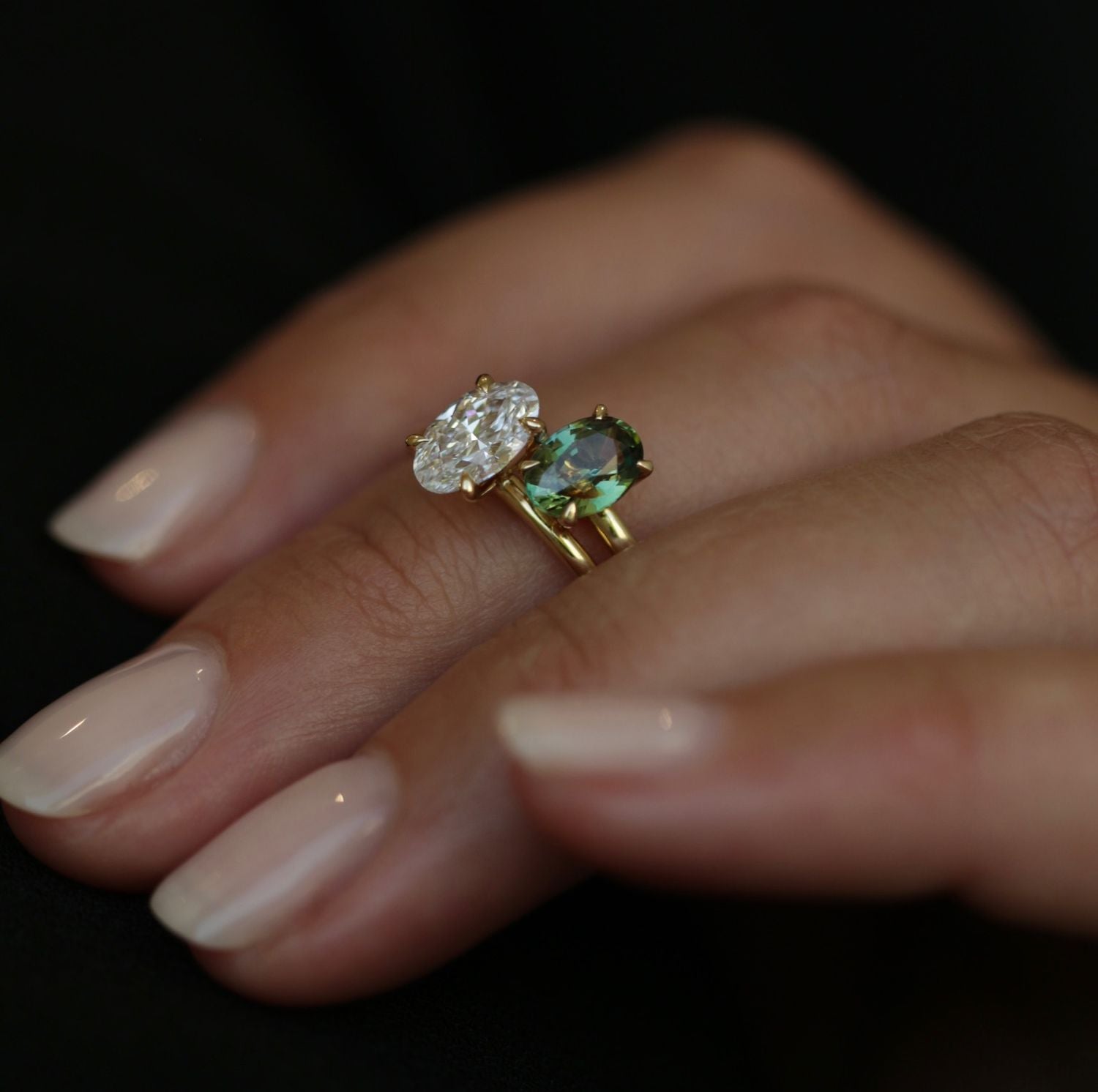 Oval Solitaire Lab Grown Diamond Engagement Ring