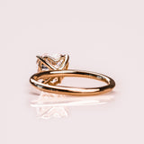 Heart Solitaire Moissanite Engagement Ring