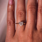 Heart Solitaire Moissanite Engagement Ring