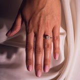 Heart Solitaire Moissanite Engagement Ring