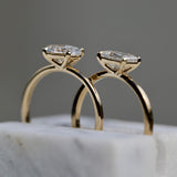 Oval Solitaire Lab Grown Diamond Engagement Ring