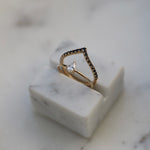 Pear Solitaire Lab Grown Diamond Engagement Ring