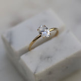 Oval Solitaire Lab Grown Diamond Engagement Ring