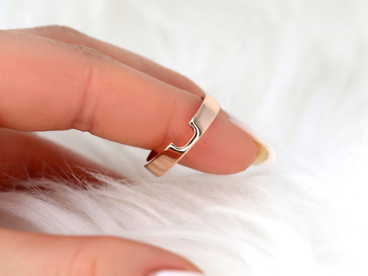 Stunning Cut Out Metal Wedding Bands 4