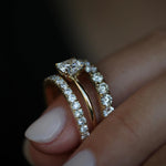 1.10 CT Round Lab Grown Diamond Wedding Band