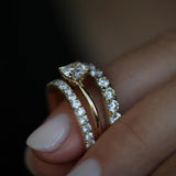 1.10 CT Round Lab Grown Diamond Wedding Band