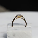 1.18 CT Radiant Three Stones Lab Grown Diamond Engagement Ring