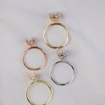 3.0 CT Cushion Solitaire Hidden Halo Moissanite Engagement Ring 4