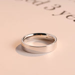 Delicate Moissanite Band with 0.05 TCW Round Cut Stones in Solid Gold 10