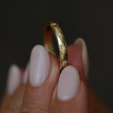 0.10 CT Round Flush Setting Lab Grown Diamond Wedding Band