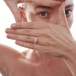 Stunning 1.5 CT Oval Moissanite Engagement Ring with Three Stone Design