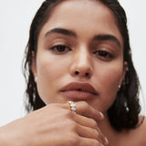 Stunning 1.65 TCW Oval Moissanite Stones Bezel Wedding Bands