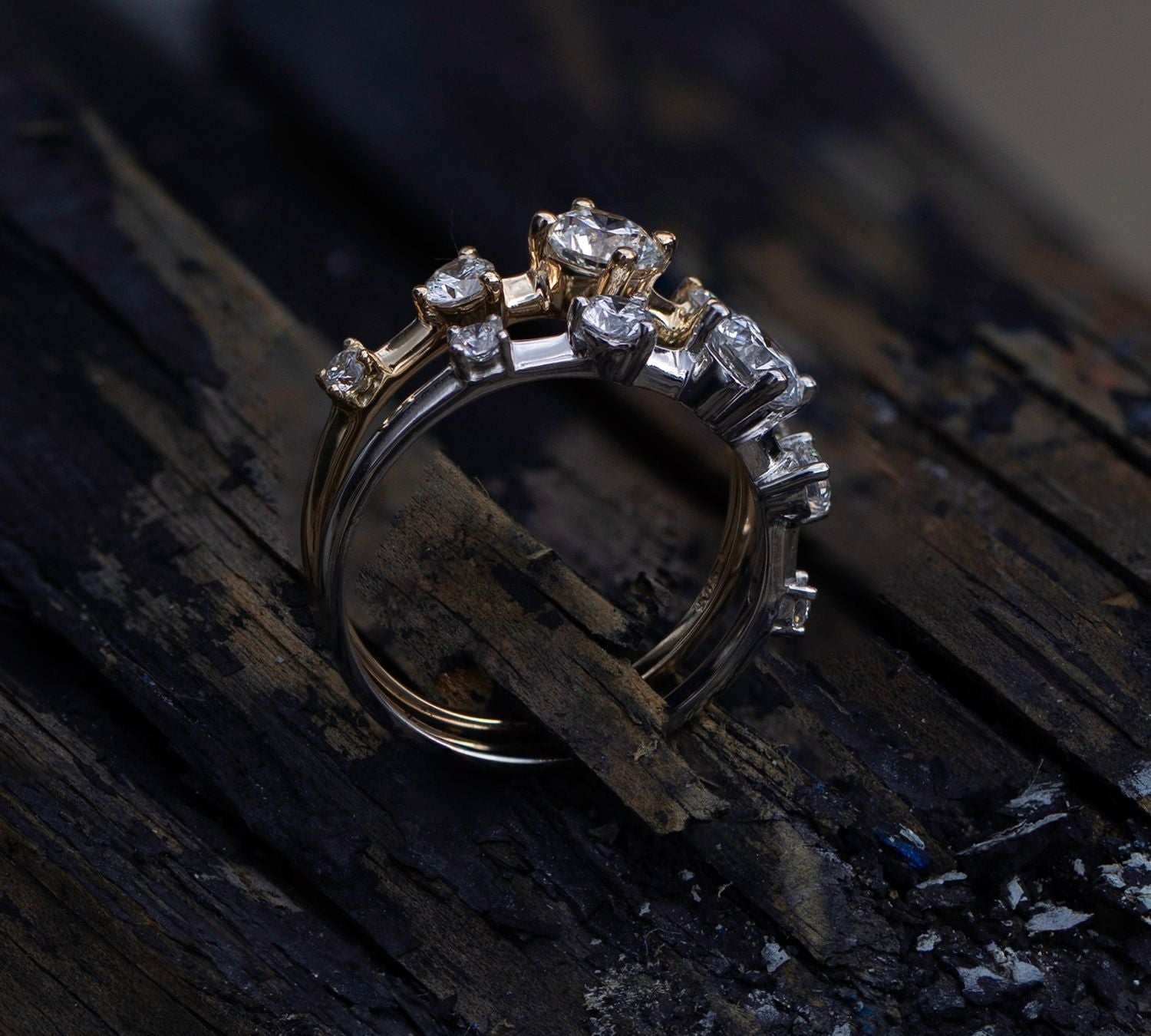 0.80 CT Round Dainty Lab Grown Diamond Wedding Band