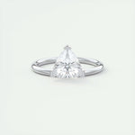 1.5 CT Trillion Solitaire CVD F/VS1 Diamond Engagement Ring 1