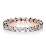 1 CT Round Full Eternity CVD EF/VVS Diamond Wedding Band 9