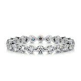 1 CT Round Full Eternity CVD EF/VVS Diamond Wedding Band 1