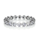 1.75 CT Round Full Eternity CVD EF/VVS Diamond Wedding Band 1