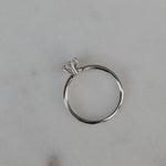 Round Solitaire Lab Grown Diamond Engagement Ring