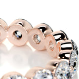 2 CT Round Half Eternity CVD EF/VVS Diamond Wedding Band 15