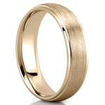 Classic Domed Shaped Wedding Band for Men's in Solid Gold 2