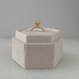 Round Hidden Halo Lab Grown Diamond Engagement Ring