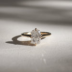 Stunning 1 CT Cushion Moissanite Engagement Ring with Solitaire Design