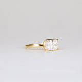 Radiant Lab Grown Diamond Unique Engagement Ring