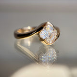1.5 - 2.5 CT Asscher Cut Lab Grown Diamond Solitaire Engagement Ring