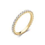 0.7 CT Round Full Eternity Lab Grown Diamond Wedding Band
