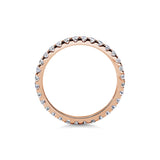 0.7 CT Round Full Eternity Lab Grown Diamond Wedding Band