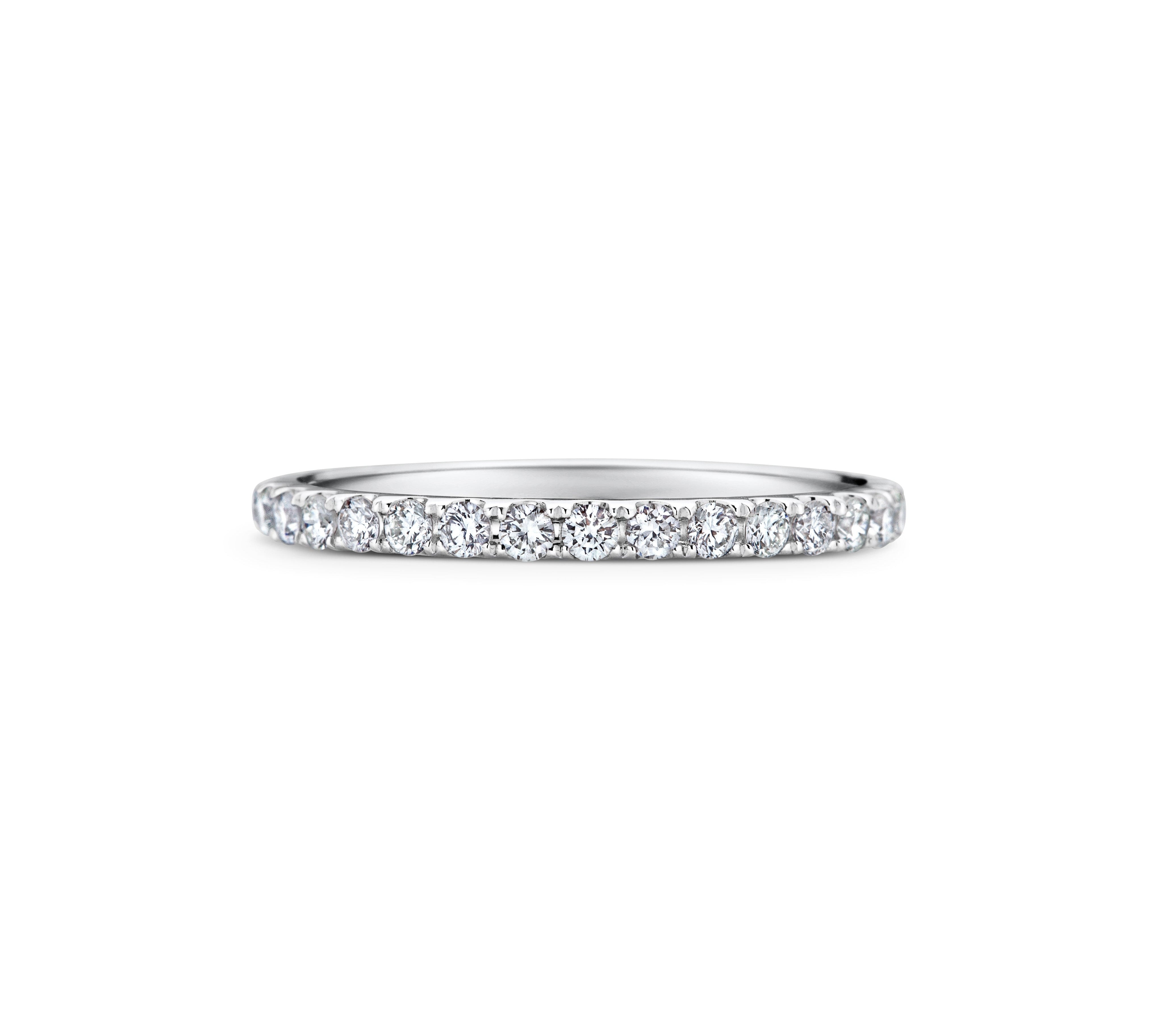 0.7 CT Round Full Eternity Lab Grown Diamond Wedding Band