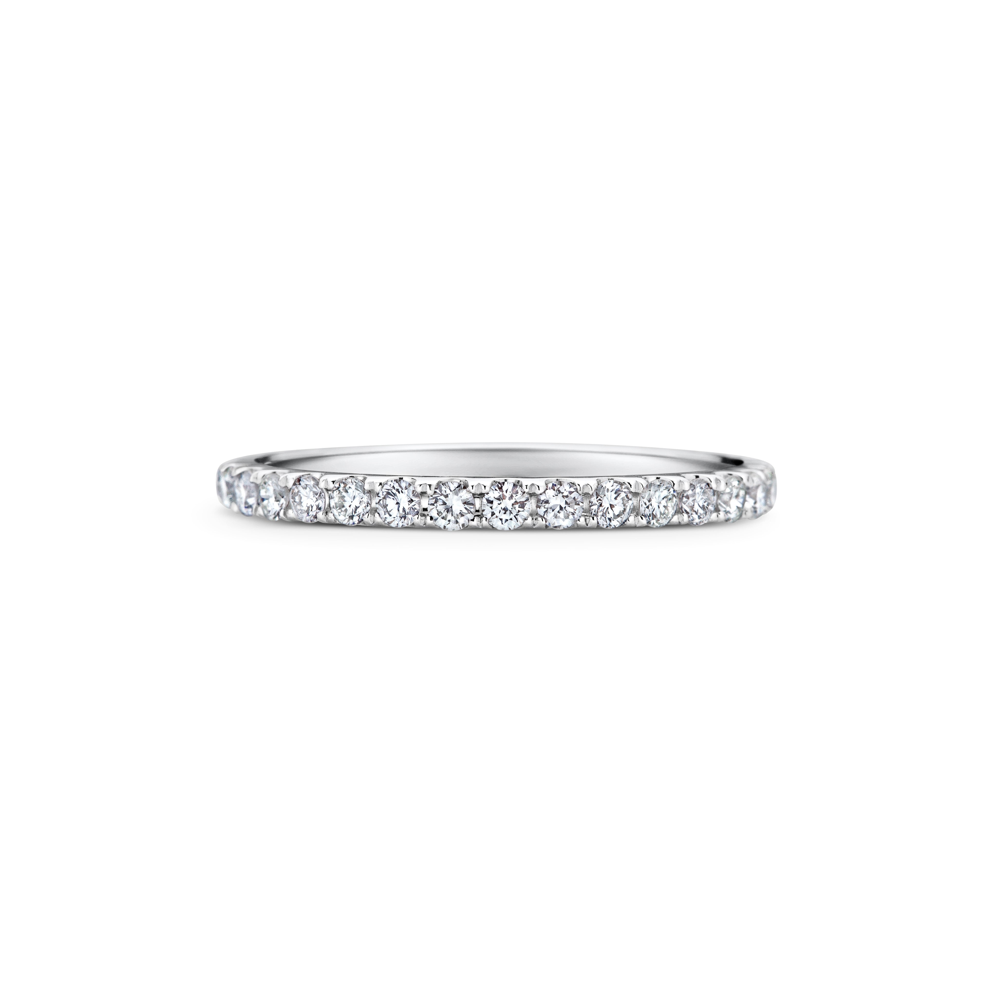 0.7 CT Round Full Eternity Lab Grown Diamond Wedding Band