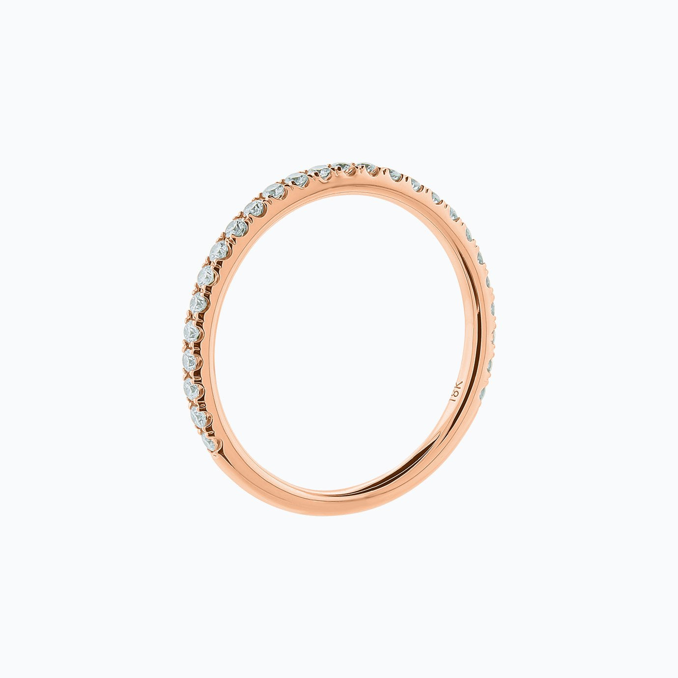 0.32 CT Round Eternity Lab Grown Diamond Wedding Band