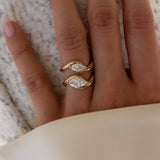 1.0 - 2.0 CT Marquise Cut Lab Grown Diamond Solitaire Engagement Ring