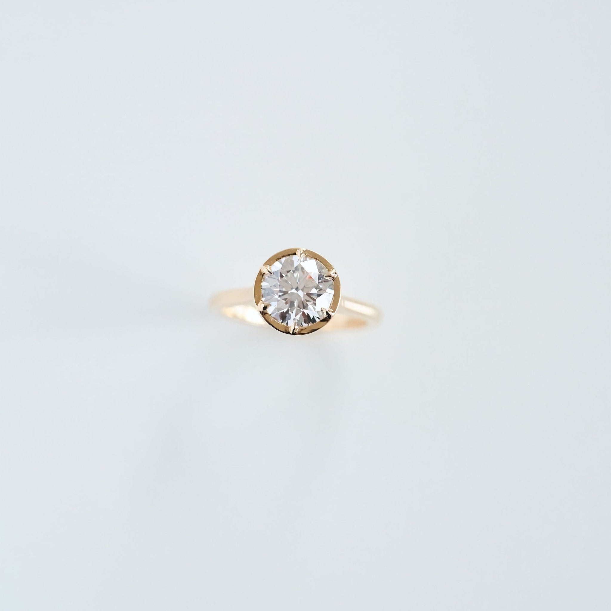 3.0 CT Elongated Cushion Solitaire Lab Grown Diamond Engagement Ringt