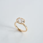 3.0 CT Elongated Cushion Solitaire Lab Grown Diamond Engagement Ringt