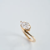 3.0 CT Elongated Cushion Solitaire Lab Grown Diamond Engagement Ringt