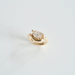 3.0 CT Elongated Cushion Solitaire Lab Grown Diamond Engagement Ringt