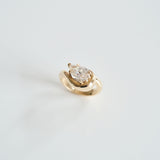3.0 CT Elongated Cushion Solitaire Lab Grown Diamond Engagement Ringt