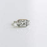 3.0 CT Elongated Cushion Solitaire Lab Grown Diamond Engagement Ringt